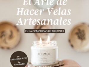 Postada de ebook: El arte de hacer velas artesanales