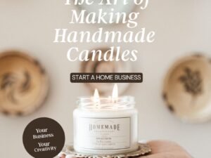 Portada de Ebook: el arte de hacer velas artesanales